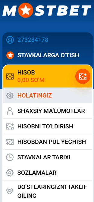 Mostbet uz kirish